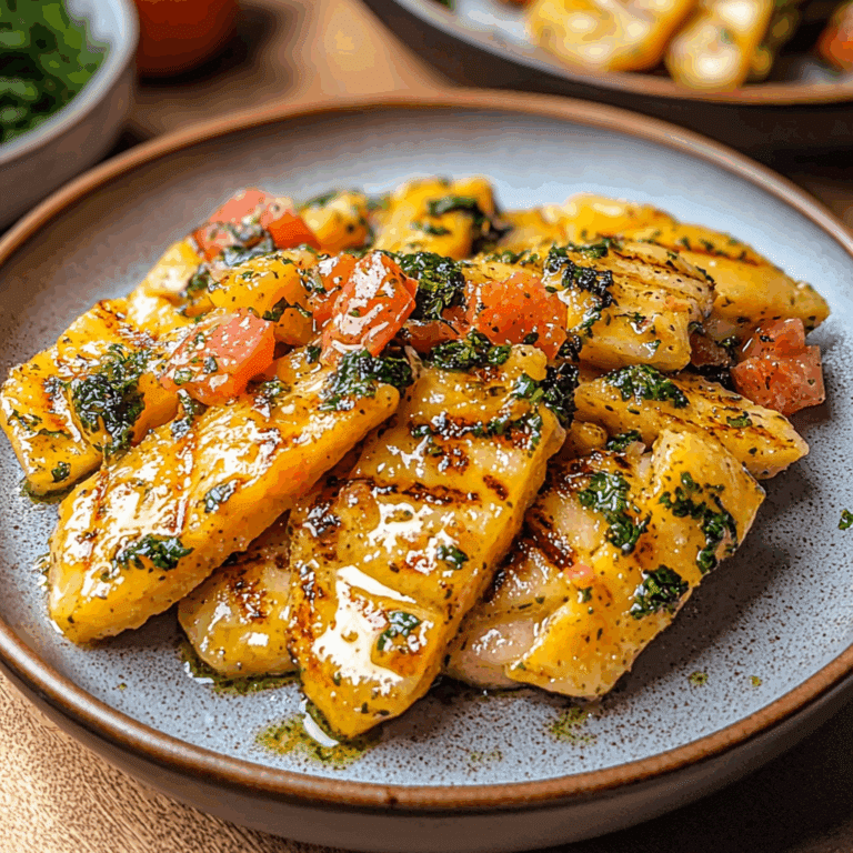 Baked Halloumi with Roasted Cherry Tomatoes and Thyme – A Mediterranean-Inspired Vegetarian Dish