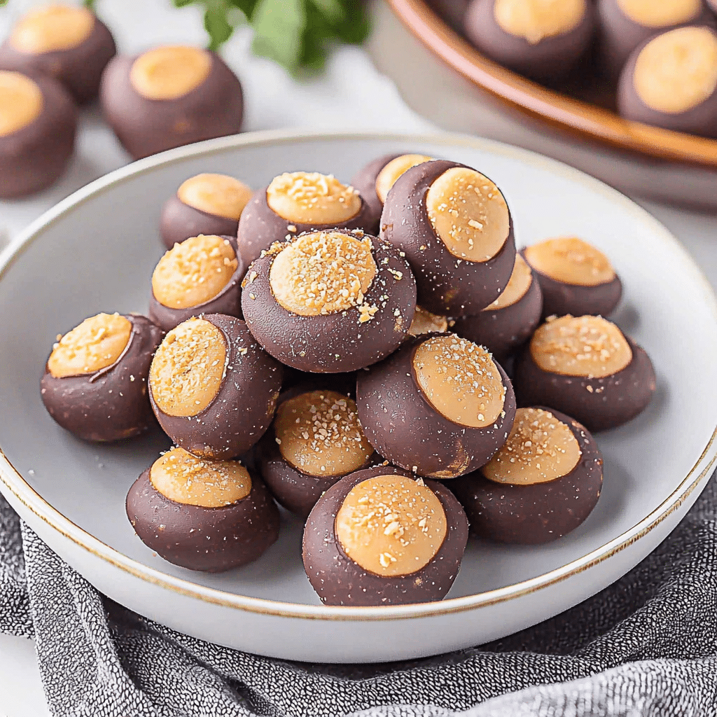 Classic Buckeye Balls – Creamy Peanut Butter Centers Dipped in Smooth Chocolate