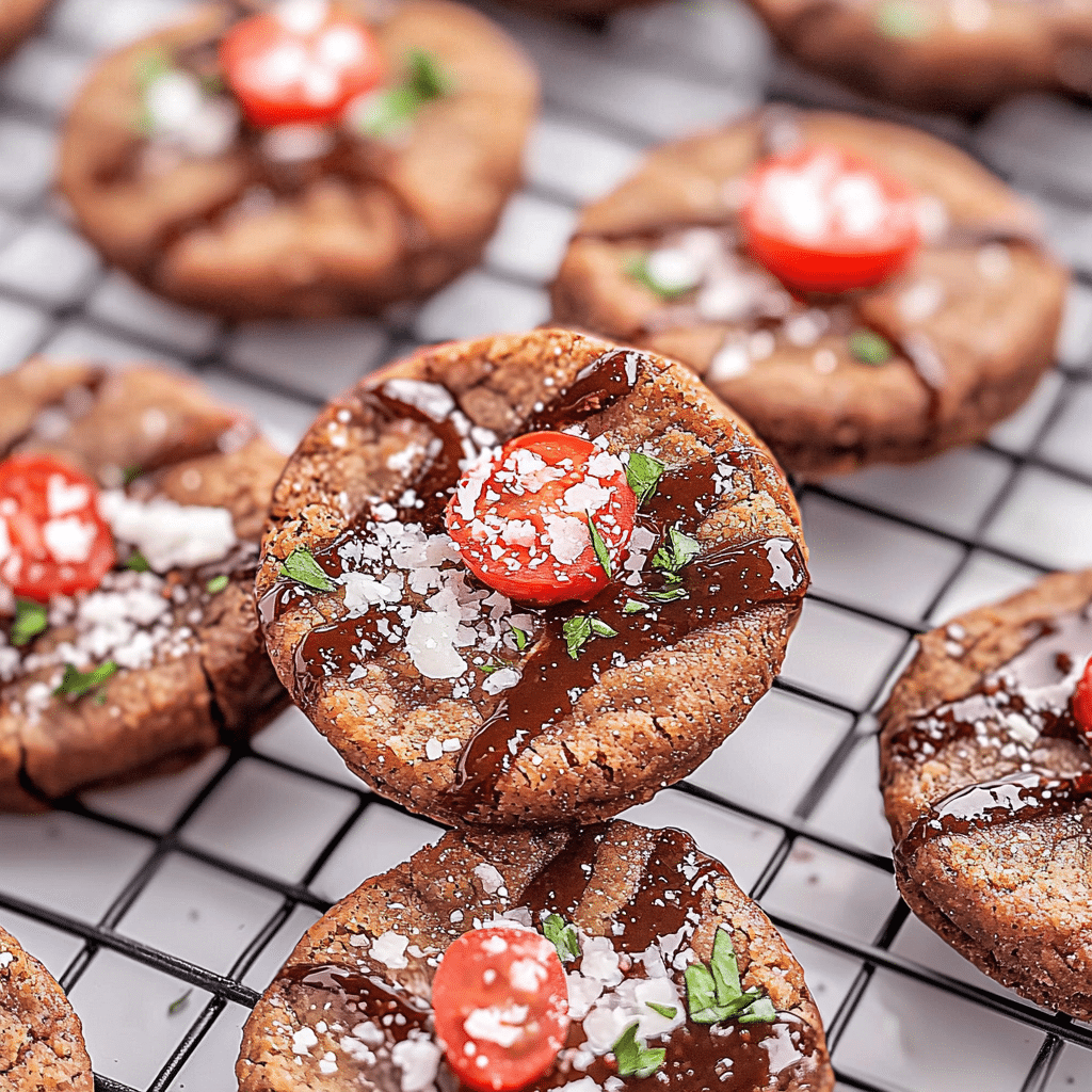 Savory Chocolate Cherry Cookies – Unique Holiday Cookies Infused with Herbs, Sea Salt, and Tart Cherries