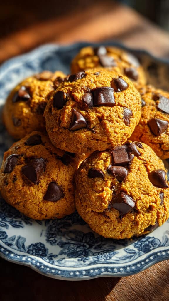 Pumpkin Chocolate Chip Cookies