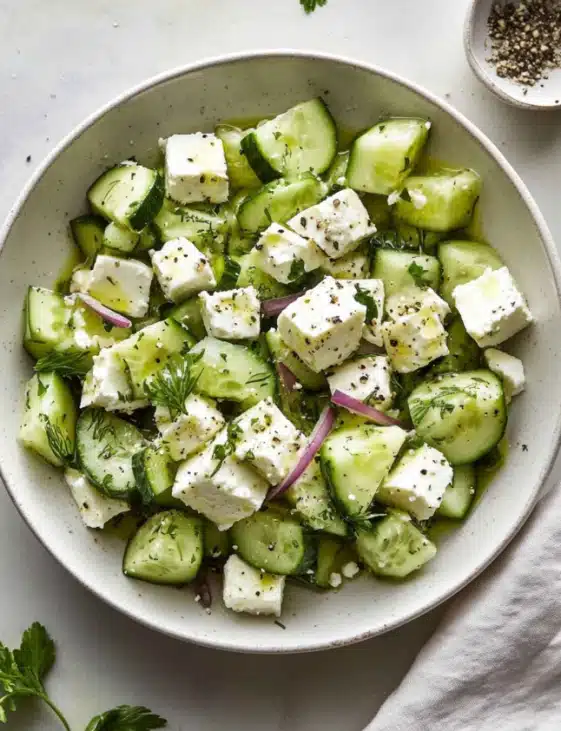 Cucumber Feta Salad