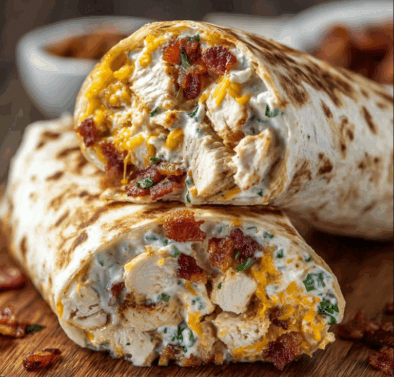 Chicken Bacon Ranch Wraps