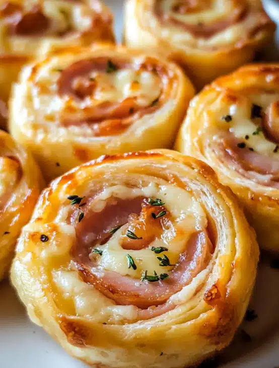 Ham and Cheese Pinwheels