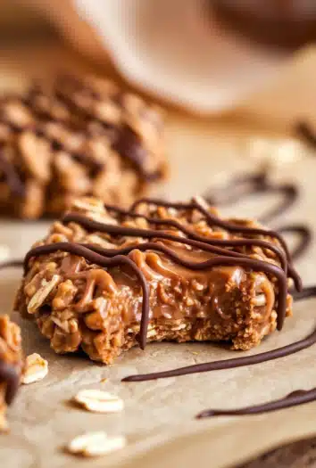 No-Bake Peanut Butter Oat Cookies