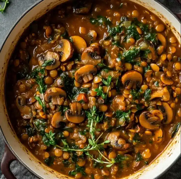 Mushroom & Lentil Stew