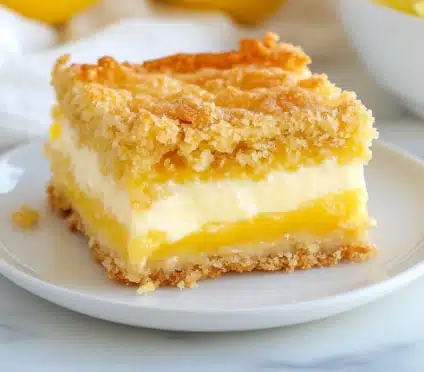 Lemon Cream Crumble Bars
