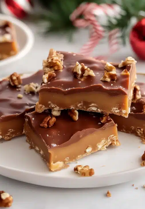 Toffee Bars with Walnuts