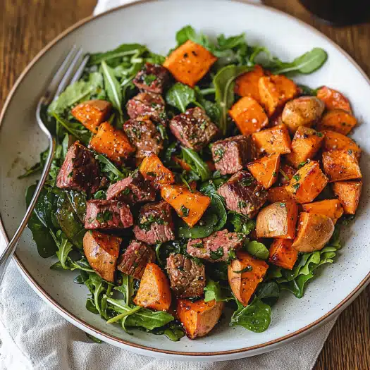 Steak and Sweet Potato Salad