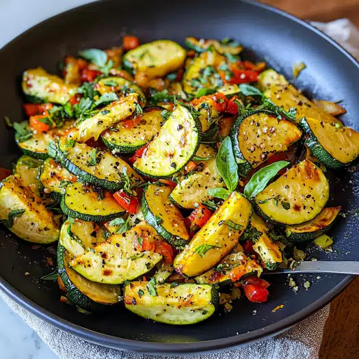 Sautéed Zucchini & Peppers