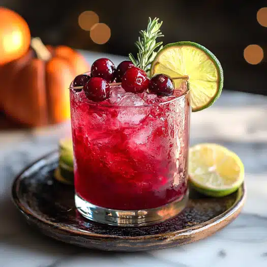 Cranberry Lime Mocktail