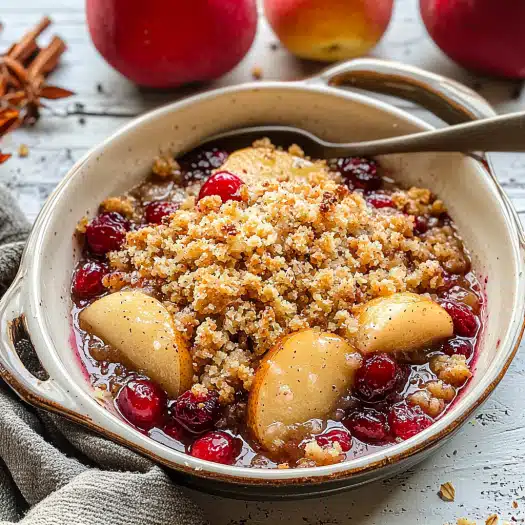 Apple Cranberry Crisp