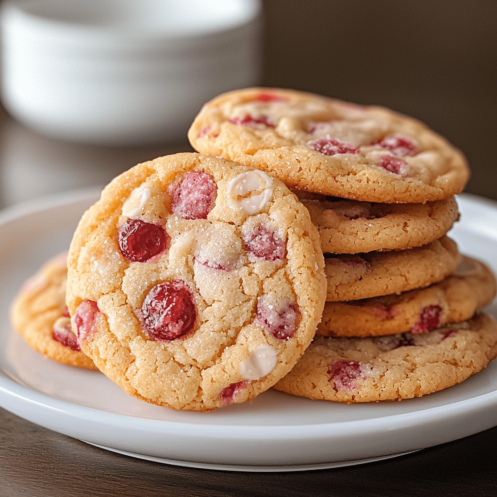 White Chocolate Cranberry Cookies