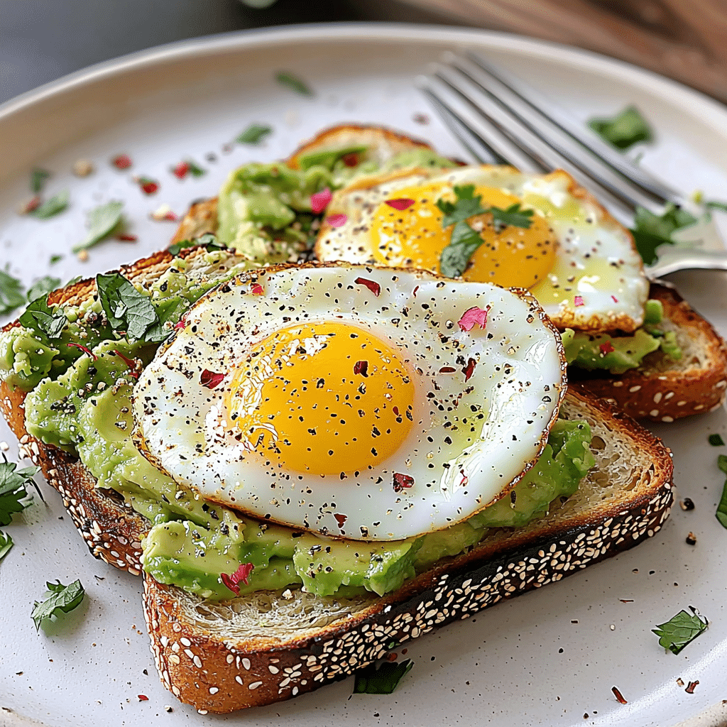 Avocado Egg Toast