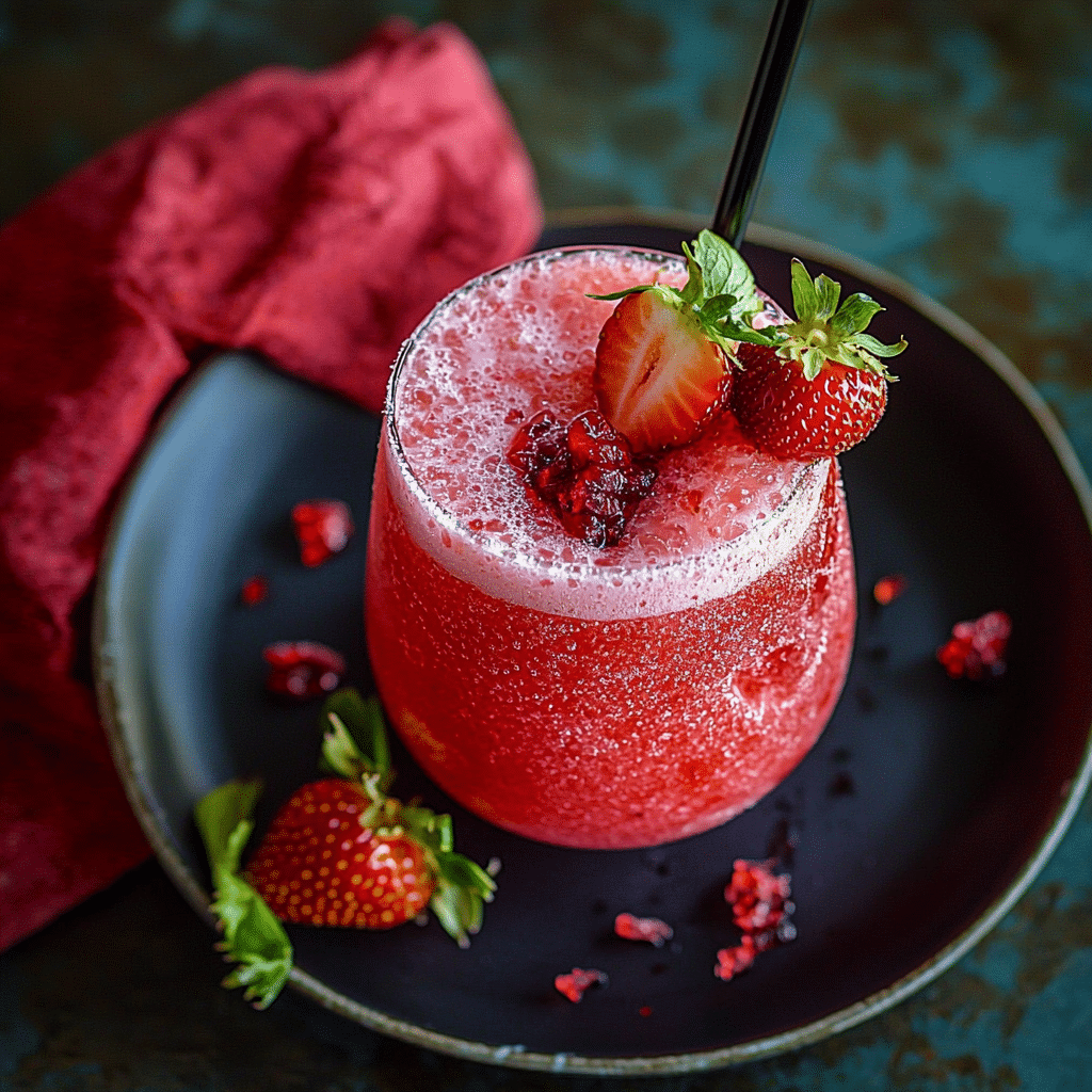 Strawberry Slush Drink