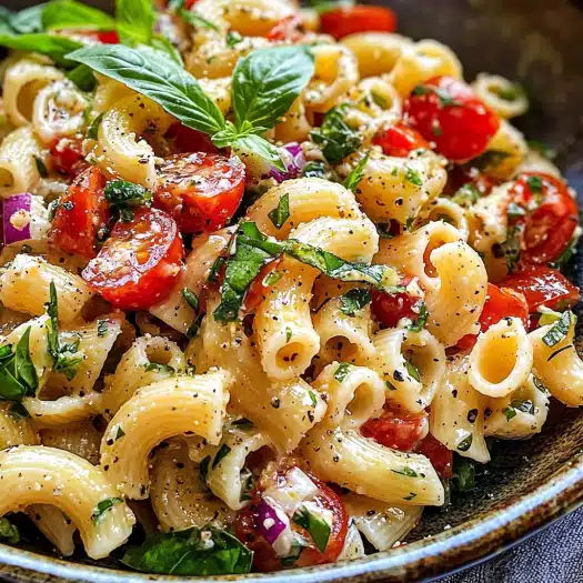 Pasta Salad with Cherry Tomatoes and Fresh Herbs