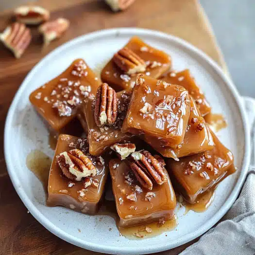 Salted Caramel Pecan Bites