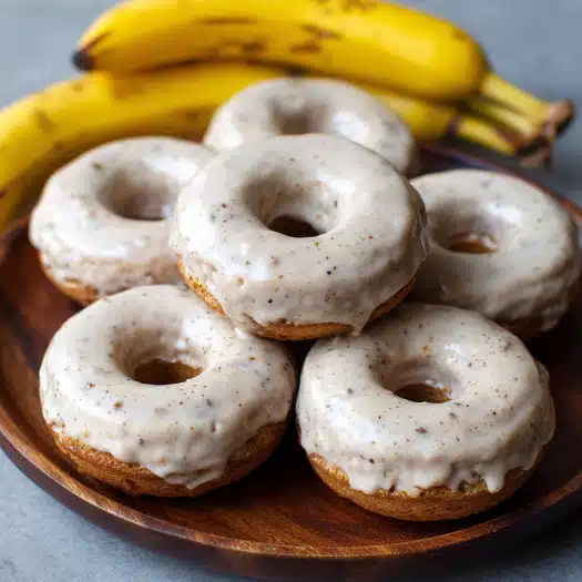 Banana Glazed Donuts