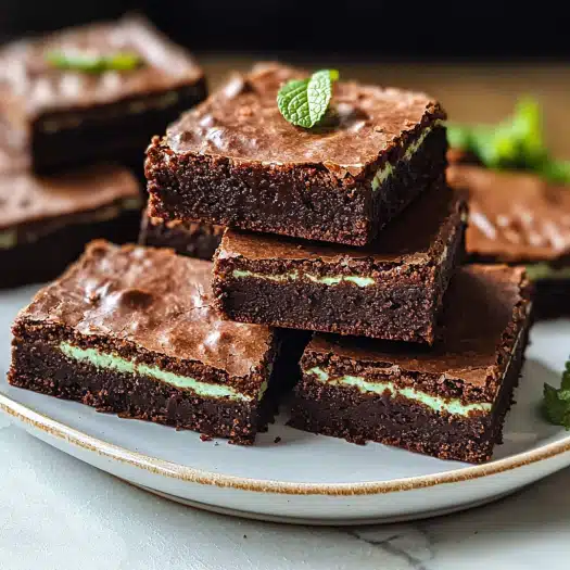Mint Chocolate Brownies