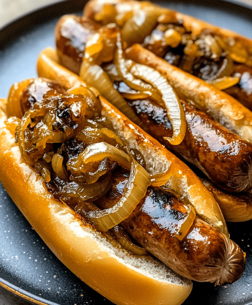 Caramelized Onion Sausage Rolls