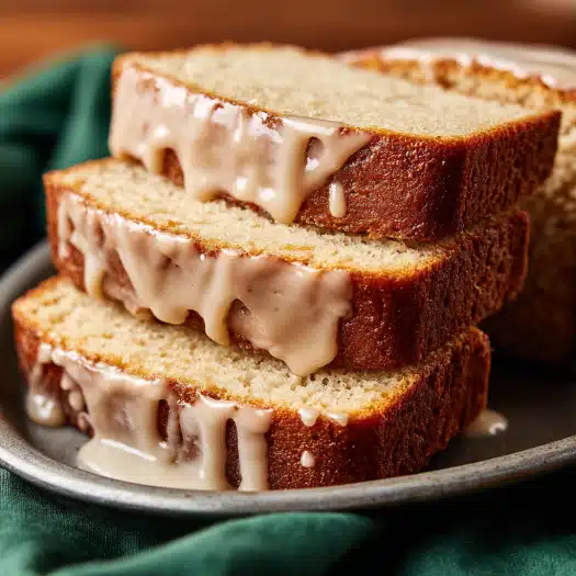 Moist Glazed Loaf Cake
