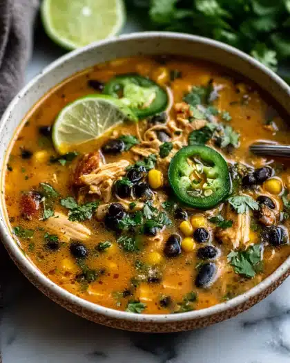 Grilled Chicken with Cilantro Lime Sauce and Rice