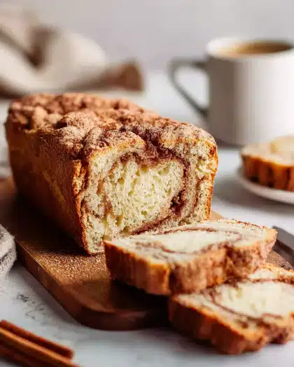 Cinnamon Swirl Loaf Cake