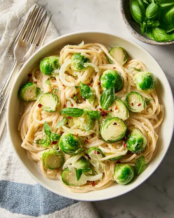 Creamy Parmesan Garlic Spaghetti