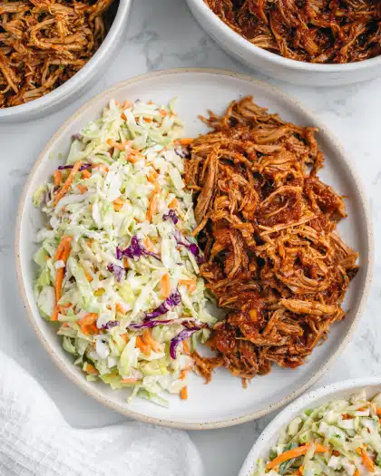 Pulled BBQ Plate with Coleslaw