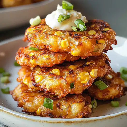 Spicy Sweet Corn Fritters