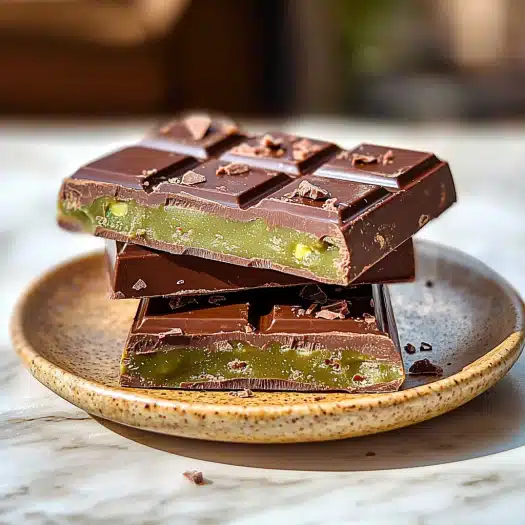 Pistachio‑Filled Chocolate Bars