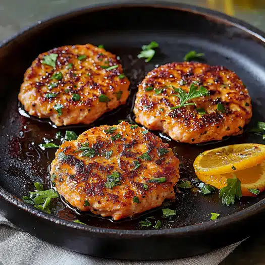Harissa Orange Salmon Patties