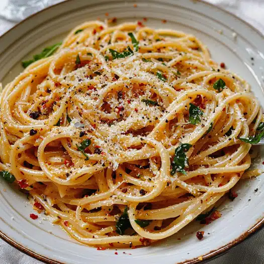 Garlic Parmesan Spaghetti