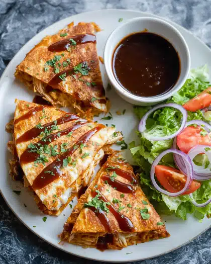 Barbecue Chicken Quesadillas