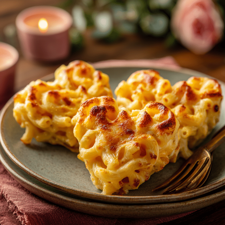 Valentine’s Day Macaroni and Cheese Hearts Recipe