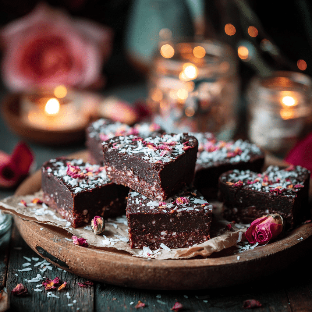 Chocolate Coconut Heart Bars: Soft Chewy Affection Recipe - Recipe Image