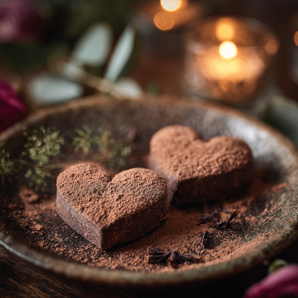 Almond Date Heart Bites: Natural Sweet Love Recipe - Recipe Image