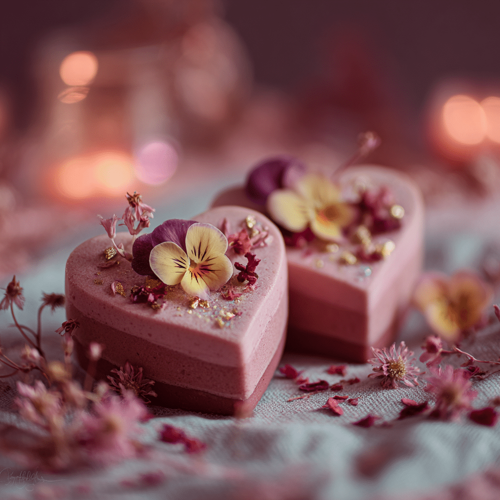 Pink Chocolate Heart Shells: Elegant Romantic Finish Recipe - Recipe Image