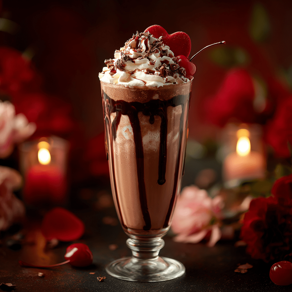 Chocolate Cherry Love Milkshake: Deep Sweet Romance Recipe - Recipe Image
