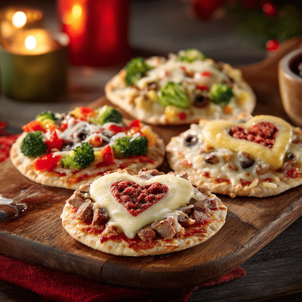 Valentine’s Day Pita Pizzas Recipe - Recipe Image
