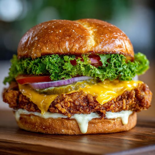 Classic Crispy Chicken Burger: Golden Crunch Perfection Recipe
