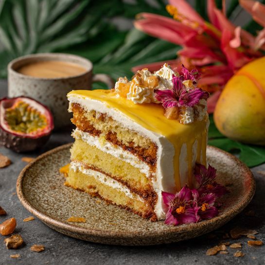 Decadent Hawaiian Guava Cake: A Slice of Paradise Recipe - Recipe Image