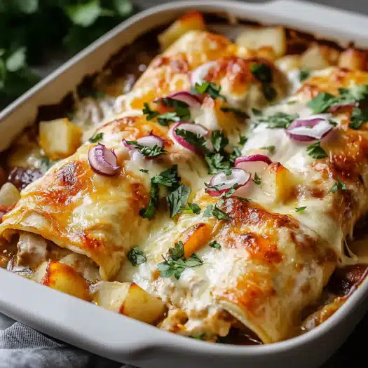 Baked Gnocchi and Meatballs Casserole