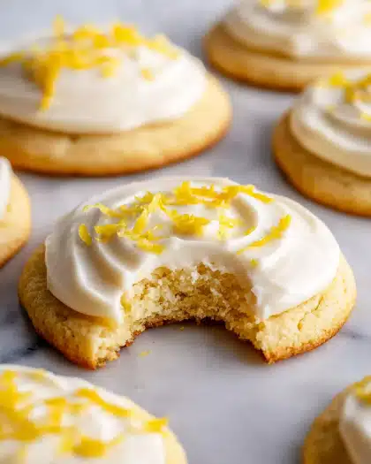 Frosted Lemon Sugar Cookies