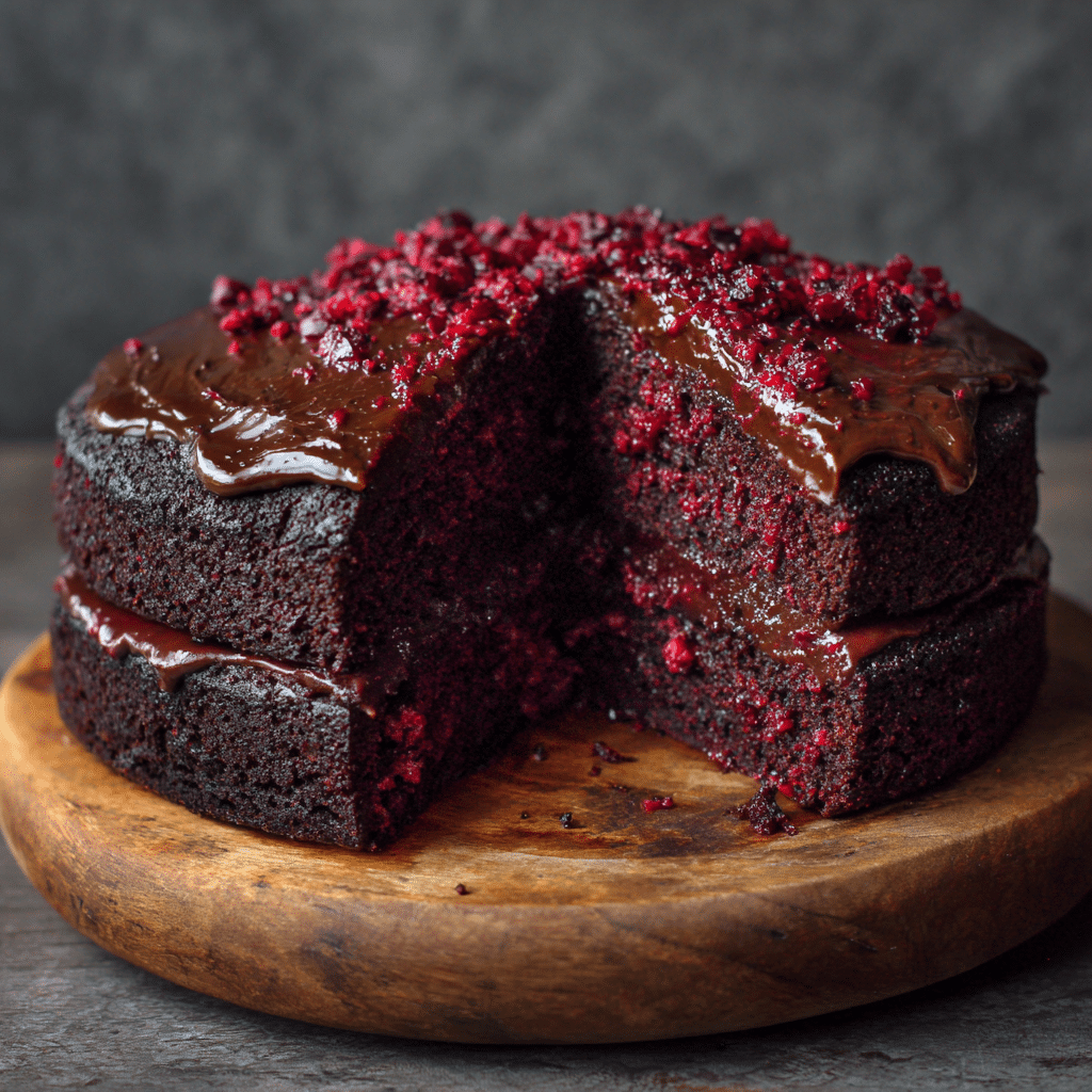 Beetroot Chocolate Cake Recipe - Recipe Image