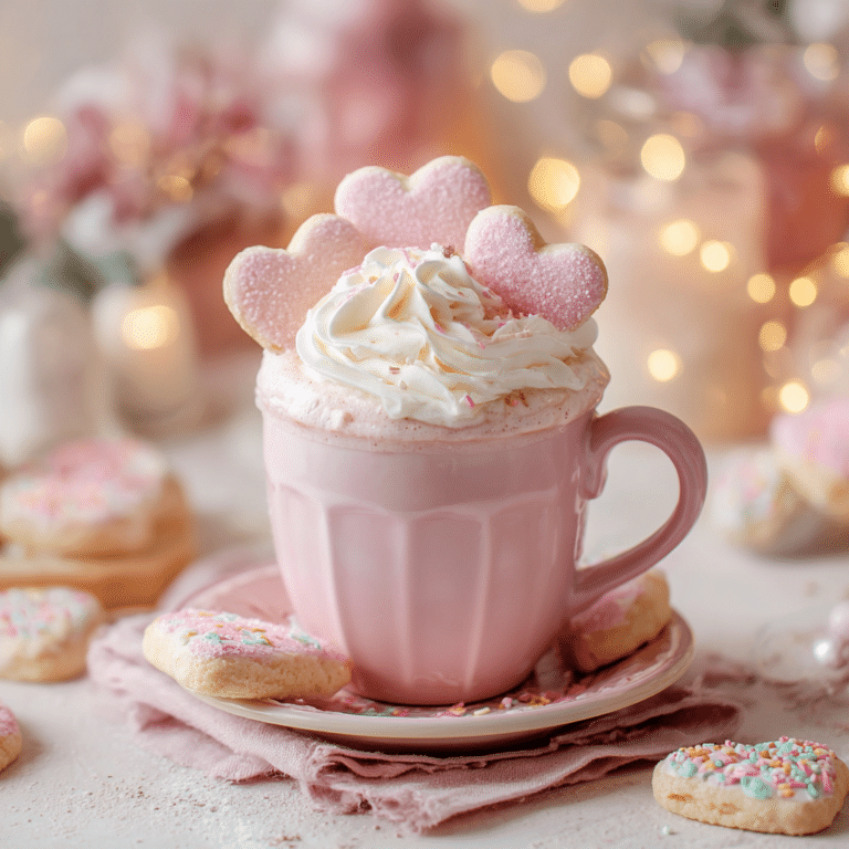 Sweetheart Sugar Cookie Hot Chocolate Recipe