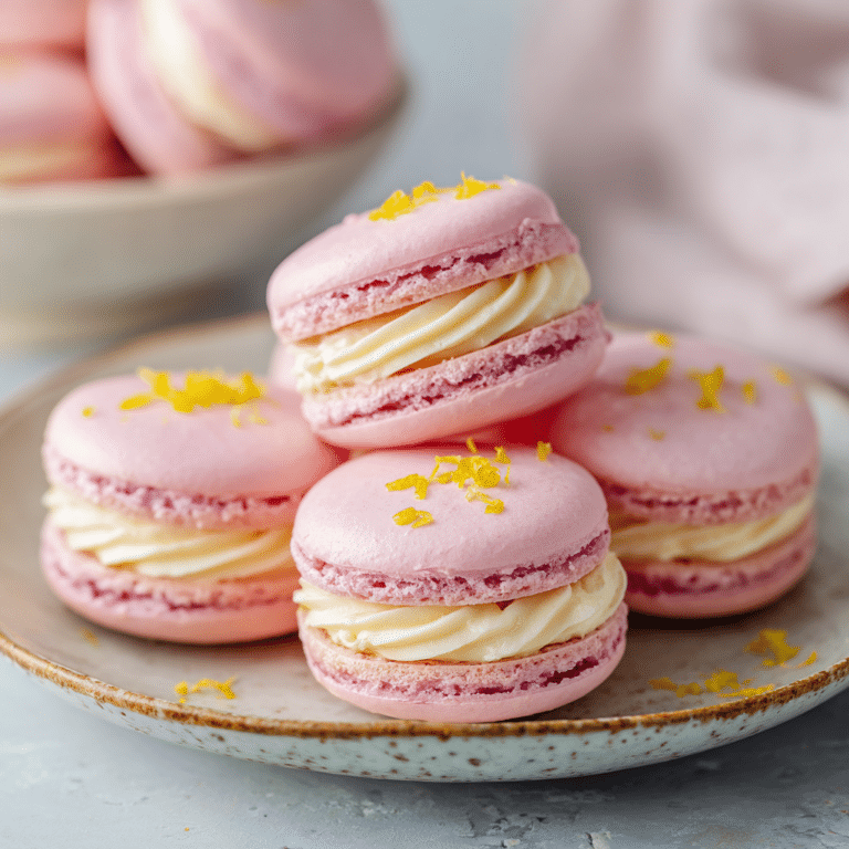 Pink Lemonade Macarons Recipe