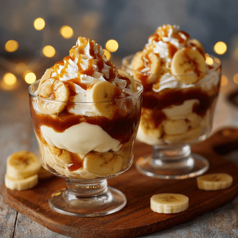 Caramel Banana Dessert Glasses: An Amazing Ultimate Recipe