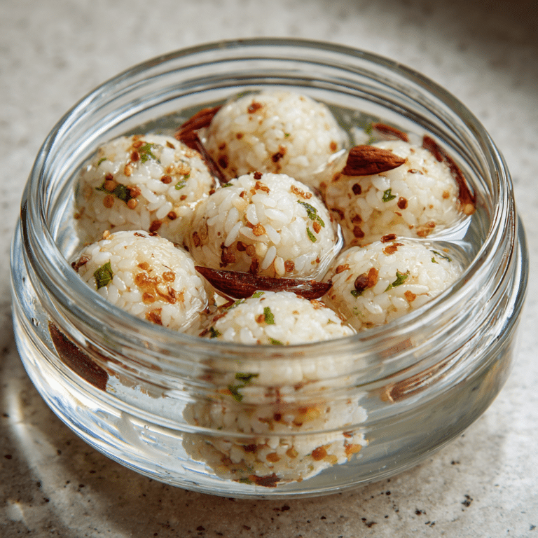 No-Water Spicy Rice Balls: Endurance Test Recipe
