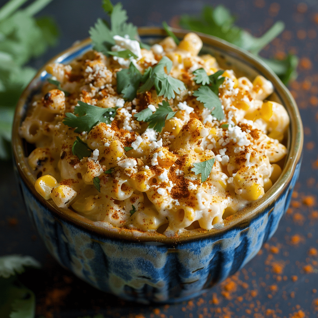 Slow Cooker Mexican Street Corn Mac and Cheese Recipe