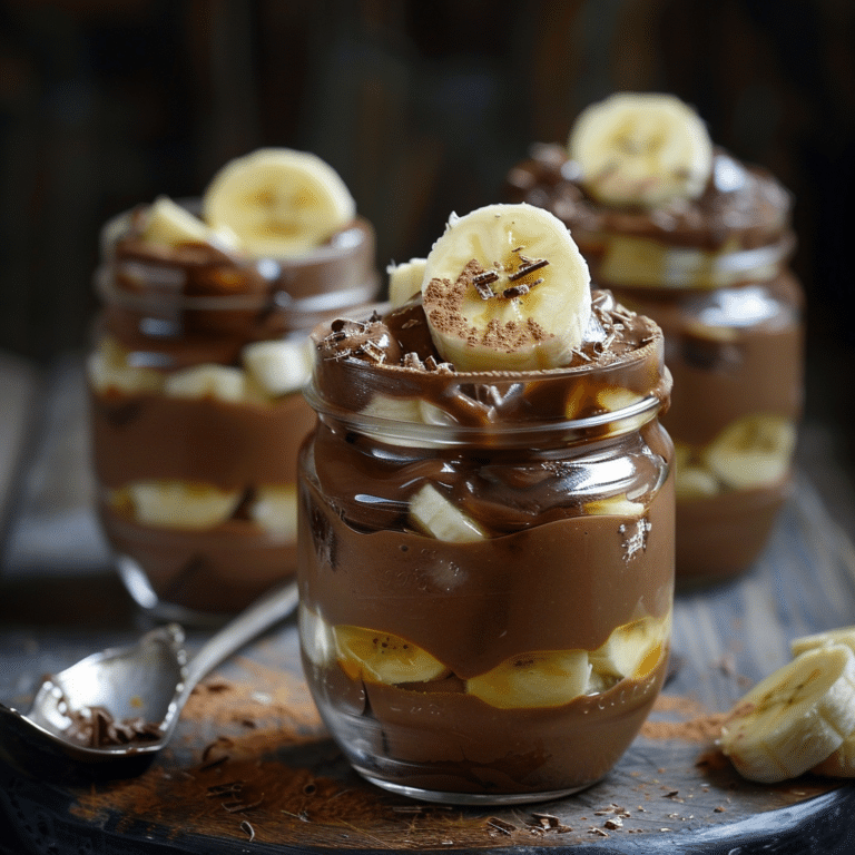 Slow Cooker Chocolate Banana Pudding Recipe